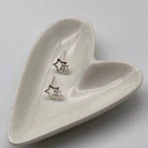 2 Star Stud Earrings